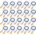thumbnail image 1 of Chockeie 20 Pairs Cord Earplugs Reusable Silicone Ear Plugs with Rope Noise Canceling Earplug for Sleeping Hearing Protection, Blue, 1 of 5