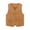 Khaki_001, variant on XASZHN Boys Girls Western Cowboy Cow Girl Outfits Open Front Fringe Vest Party Dress up Tassel Fringe Waist Coat Tops Pink_001 5-6 Years