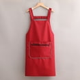 thumbnail image 3 of Chmadoxn Kitchen Gadgets, Kitchen Accessories, Kitchen Apron Multiple Colors Available Waterproofs And Oil Proof Washable Dirt Resistants Suitable For Kitchen Baking Room Polyester Apron, 3 of 6
