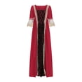 thumbnail image 2 of UPPADA Costumes Gothiques pour Femmes Robes Victoriennes à Manches Longues Robe Corset Grande Taille Robe Maxi Fluide Robe de Fête Robe Cocktail Robe de Mascarade à Lacets Jolies Robes de Bal Vêtements pour Femmes Liquidation, 2 of 6
