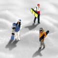 thumbnail image 4 of HILABEE 3 Pcs Peint à la Main 1/64 Modèle Miniature Ski Figurines Table Micro Paysage B, 4 of 9