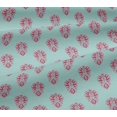 thumbnail image 5 of oneOone Viscose Jersey Fabric Floral Block Printed Craft Fabric BTY 60 Inch Wide, 5 of 5