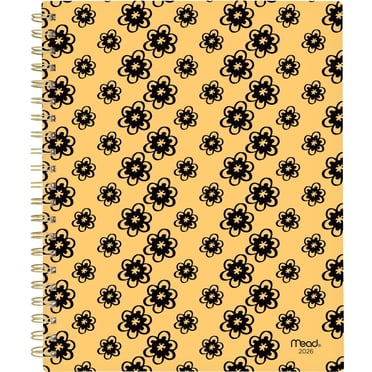 2026 Mead® Yellow Buttercup Large Weekly Clear Poly Cover Planner