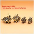 thumbnail image 4 of Ruiboury Hangings Pendant Rabbit Special Design Pendants Lightness Ornament Multifunctional Keychain Decoration Birthday Gifts Jixiangfu rabbit Large Size, 4 of 8