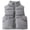 Grey, variant on Boys Down Vest Winter Warm Padded Quilted Sleeveless Jacket with Stand Collar for Outdoor Activities