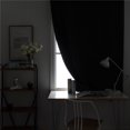 thumbnail image 2 of 1PC Curtain Aoresac Home Simple Solid Color Blackout Double Sided Velcro Curtain Fabric Home Decoration, 2 of 8