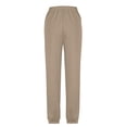 thumbnail image 3 of Timegard Sweatpants for Women Joggers Elastic Waist Drawstring Fall Winter Casual Comfy Pants with Pockets, 3 of 6