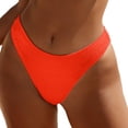thumbnail image 1 of Maillot de Bain pour Femmes - Bas de Bikini pour Femmes, Bas de Maillot de Bain Côtelée Échancrée Taille Mi-Haute, Bas de Maillot de Bain, Bikini Femme, 1 of 4