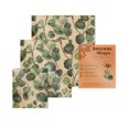 thumbnail image 1 of Food Storage Bags Beeswax Wraps For Food 3 Reusable Food Sheets For Fruits And Vegetables 2025 New Food Paper Sheets Plastic Biodegradable Recyclable And, Kitchen Food Storage, 1 of 1