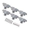 thumbnail image 1 of Mistaha 6PCS Guitar Tuning Peg Knobs Metal Folk Electric Acoustic Guitar String Winder Handle Head Cap Machine Heads Silver, 1 of 5