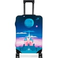 thumbnail image 1 of Luggage Cover Protector Travel Suitcase Covers Protective Skin for Carry On Baggage Fit 25-28 Inch Luggage, 1 of 5