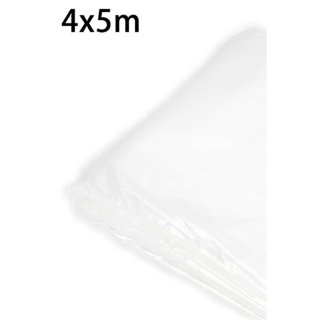 Transparent Plastic Greenhouse Poly Film Polytunnel Hot House Cover Various L
