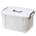 thumbnail image 4 of First Aid Kit Plastics Pouch Medicine Supplies Dust-proof Storage Pouch Plastics Portable Cases Convenient Simple Style Household Supply Medical Case, 4 of 8