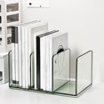 thumbnail image 4 of Kadlawus Acrylic Desktop Organizer, 3 Slot Clear File Rack, Space Saving Storage Stand for Office Desk, Teen Study Table, Books, Magazines, Documents, 4 of 6