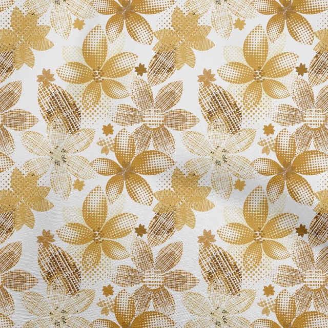 oneOone Rayon Olive Green Fabric Texture Floral Sewing Craft Projects Fabric Prints By Yard 56 Inch Wide