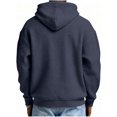 thumbnail image 5 of Yuyuzo Mens Hoodies Quarter Zip Drawstring Long Sleeve Shirts Casual Textured Loose Sweatshirts Pullover with Pockets, 5 of 5
