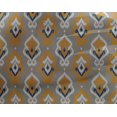 thumbnail image 4 of oneOone Georgette Viscose Fabric Damask Ikat Printed Fabric 1 Yard 42 Inch Wide, 4 of 4