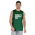 thumbnail image 1 of Inkmeso Printed Graphic World Okayest Dad€ T-Shirt For Mens Best Daddy Ever Gift T-Shirt, 1 of 7