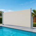 thumbnail image 1 of OUTWIND 71'' x 138'' Retractable Side Awning, Awning Sunshine Privacy Divider Wind Screen, Rust-Proof Privacy Screen Outdoor for Patio Pool Deck Backyard, Beige, 1 of 9