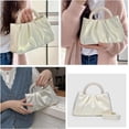 thumbnail image 2 of TFixol Elegant Purple Cloud Bag with Pearl Handle and Adjustable Strap for Versatile Use, 2 of 6