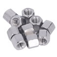 thumbnail image 1 of Hex Connector Nut, 10Pcs Anticorrosive Strong Hex Coupling Nut  for Bolts, 1 of 7