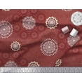 thumbnail image 3 of Soimoi Cotton Duck Fabric Mandala Ethnic Decor Fabric Printed Yard 56 Inch Wide, 3 of 3