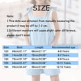 thumbnail image 3 of MIASHUI Rompers for Girls Casual Summer Jumpsuits Adjustable Strap Romper Baggy Overalls,Light Blue,10-11 Years, 3 of 4