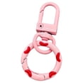 thumbnail image 1 of EGNMCR Tools&Home Improvement Candy-Colored Donut Keychains Spring Hook And Door Knob Combo With Colorful Enamel Coating Candy Colored Donut Buckles, 1 of 5