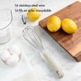 thumbnail image 3 of Mainstays 12 Inch (30 cm) Stainless Steel Whisk with Scraper, Grey, 3 of 10