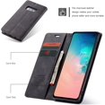 thumbnail image 2 of KOMI Wallet Case for Samsung Galaxy S10e, Premium PU Leather Case Vintage Matte Wallet Flip Cover [Card Slots] [Magnetic Closure] Stand Function Folio Shockproof Full Protection Black, 2 of 5