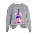 thumbnail image 2 of EGNMCR Easter T-Shirt Imprimé T-Shirts Graphiques pour Femmes T-Shirts à Manches Courtes pour Femmes Journée Easter Chandail à Capuchon Imprimé à Col Rond pour Femmes Haut à Manches Longues T-Shirts pour Femmes, 2 of 3