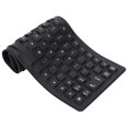 thumbnail image 4 of Soft Silicone Keyboard USB Wired Flexible Keyboard Silent Typing Foldable Keyboard Waterproof Dustproof Silent Keyboard Comfortable Touch 85 Keys Mute Keyboard, 4 of 7