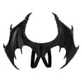 thumbnail image 2 of Déguisement d'Halloween Dragon Aile de Diable pour Filles Fête d'Halloween Dragon Aile Garçons Ados Noir, 2 of 4