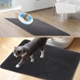 thumbnail image 3 of QualitChoice Tapis Double pour Litière de Chat et Chien Antidérapant Imperméable Noir P, 3 of 6