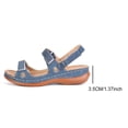 thumbnail image 4 of Penkiiy Sandale d'Extérieur pour Femmes avec Assise Plantaire Confortable, Bride Ajustable et +mousse à Mémoire, Largeurs Offertes 37 Bleu, 4 of 8