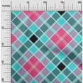 thumbnail image 1 of oneOone Tissu en Coton à Carreaux Tartan Imprimé au Mètre 56 Pouces de Large, 1 of 4