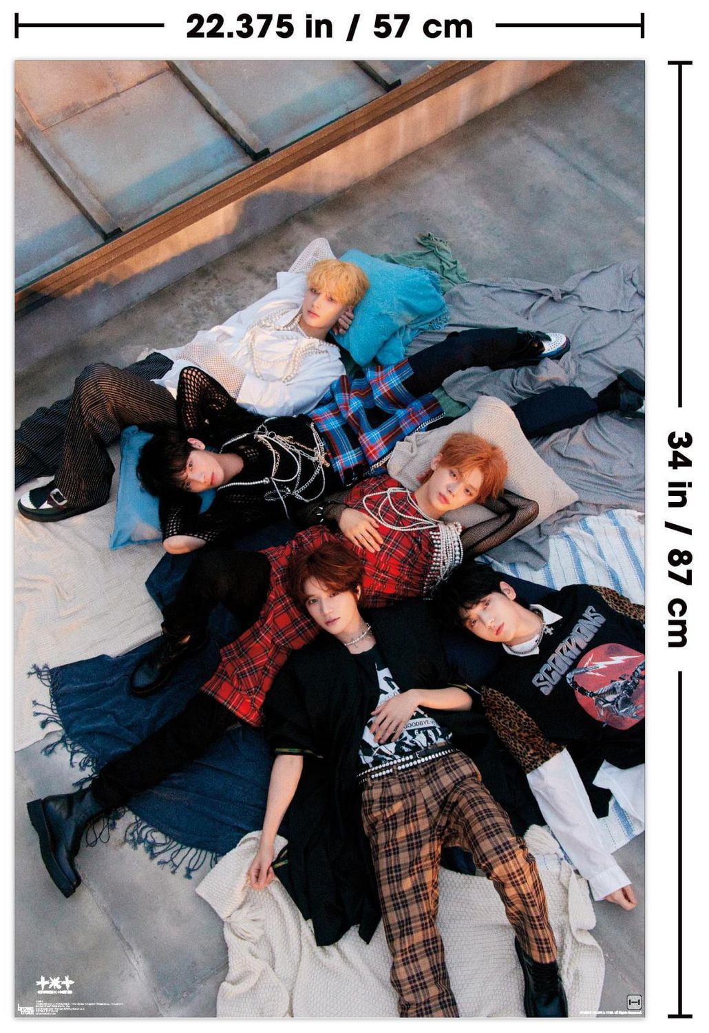 TXT TOMORROW X TOGETHER - The Name Chapter: FREEFALL - CLARITY Wall Poster, 22.375" x 34"