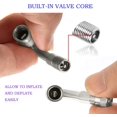 thumbnail image 4 of KEWAYO Adaptateur d'Extension de Valve de Pneu 4 Pcs 90°, Extensions Universelles de Tige de Valve Universelles, Valve de Roue Incurvée en Laiton, 4 of 5
