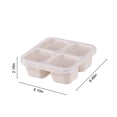 thumbnail image 3 of matoen Boîte à Collation Bento à 4 Compartiments, Contenants de Préparation de Repas Réutilisables pour Lunch pour Enfants et Adultes, Contenants de Rangement pour Aliments Divisés pour l'École, le Travail et les Voyages, 3 of 8