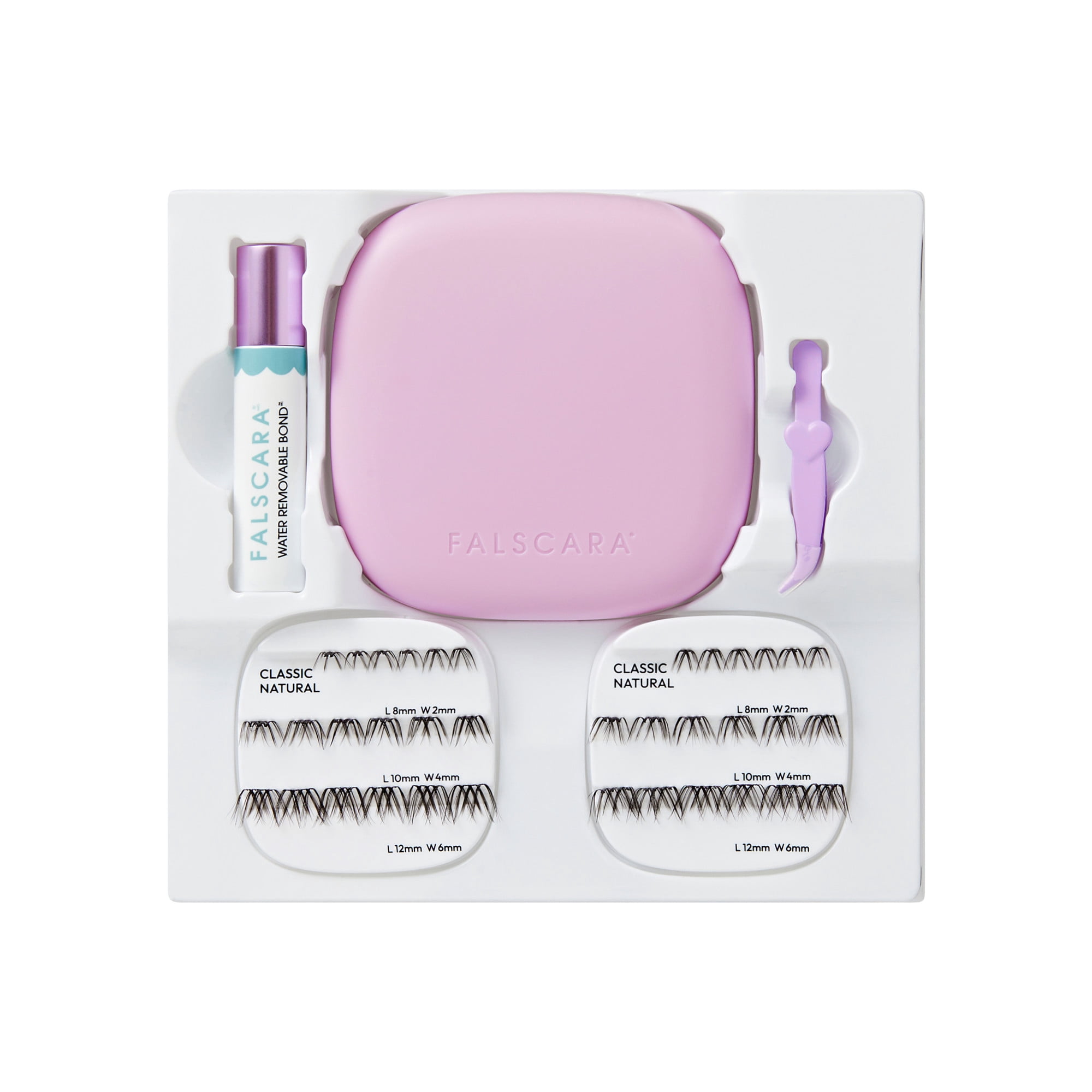 KISS -Falscara Case Kit 01 - Classic Natural - Lash Clusters