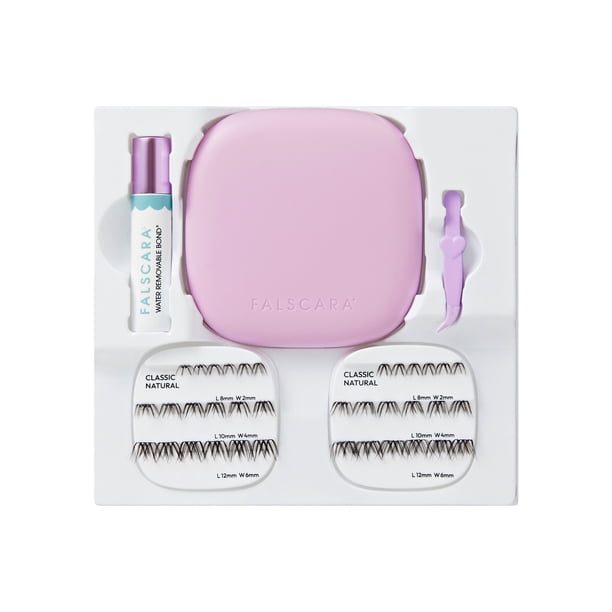 KISS -Falscara Case Kit 01 - Classic Natural - Lash Clusters
