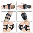 thumbnail image 3 of Équipement de Protection pour Patinage à Roulettes Enfants Adultes Protège-Poignets Ensemble de Protection pour Genoux, 3 of 4