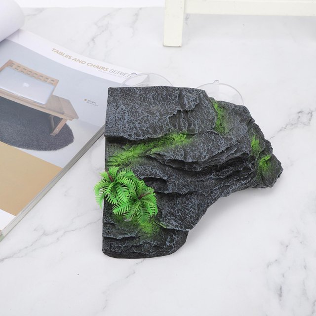 Fish Tank Tortoise Ladder,Resin Aquarium Artificial Simulation Aquarium Tortoise Ladder Aquarium Tortoise Climbing Exceptional Value