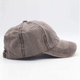 thumbnail image 3 of Casquette de Baseball Décontractée Unie pour Enfants Unisexe, Ajustable, Délavée, 3 of 4