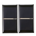 thumbnail image 1 of Labymos 2PCS 0.3W 0.5V Solar Panel Polycrystalline Silicon Solar Cell DIY Waterproof Camping Portable Power, 1 of 8