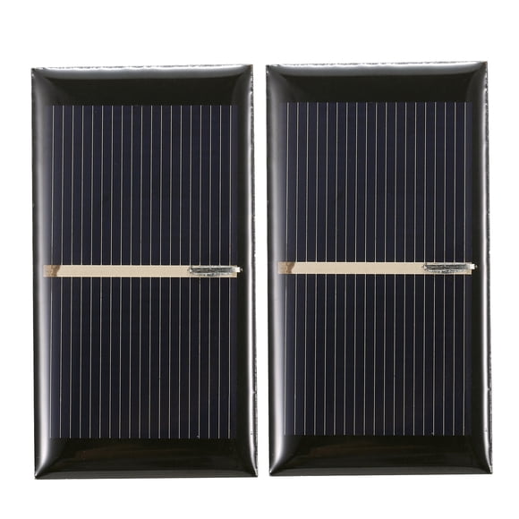 Labymos 2PCS 0.3W 0.5V Solar Panel Polycrystalline Silicon Solar Cell DIY Waterproof Camping Portable Power