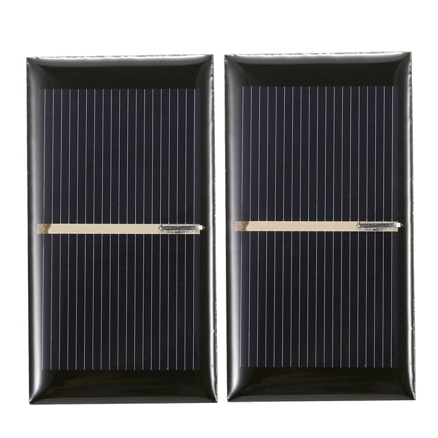 Labymos 2PCS 0.3W 0.5V Solar Panel Polycrystalline Silicon Solar Cell DIY Waterproof Camping Portable Power