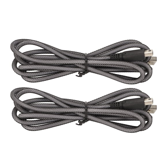 3DS Charger Cable, PVC 2Pcs 3DS Host Charging Cable Prevent Loss 5ft Universal For New 2DSXL For New 3DS For 3DS