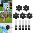 thumbnail image 2 of 10PCS Seasonal Garden Flags Stoppers Made of Rubber and Plastic as Anti Wind Clips Set with Flower Shape Design to Keep Flags from Tangling Fit for Small Flag Poles and Work in All Weathers, 2 of 8