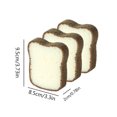 thumbnail image 3 of Agiferg Decontamination Dishwashing Sponge, Bread Shaped Sponge, Adorable Deep Cleaning Thickened Scrub Kitchen Sponge, Dishwashing Brush For Cleaning Kitchen 3PCS, 3 of 9